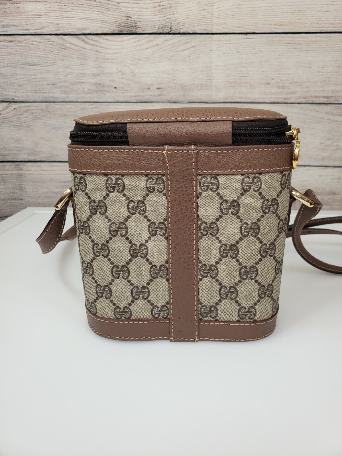 Vintage Gucci Canvas Binocular Bag eBay