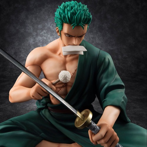 NEW! MegaHouse One Piece Portrait of Pirates S.O.C Roronoa Zoro Figure - Picture 6 of 9