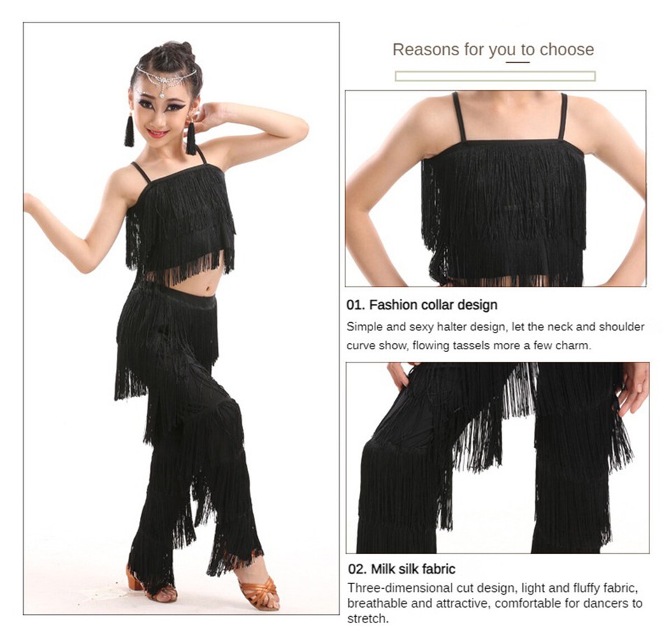 Mädchen Latein Tanzkleid - Wettbewerbskleid Für Tanzauftritte