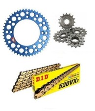 KTM 300 EXC 2004 DID VXGB Chain & Renthal Blue Sprocket Kit