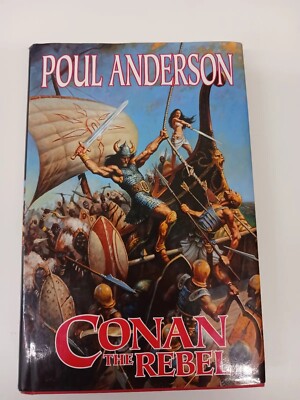 Conan The Rebel by Anderson, Poul Hardcover w DJ 1988 Map Drawing Collectible
