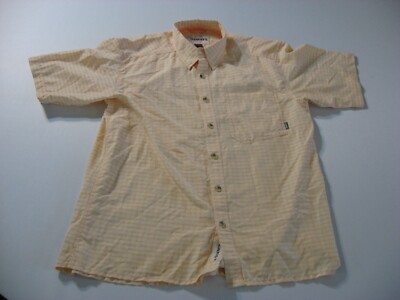 Simms Men's Short Sleeve Button Up Fly Fishing Shirt Medium