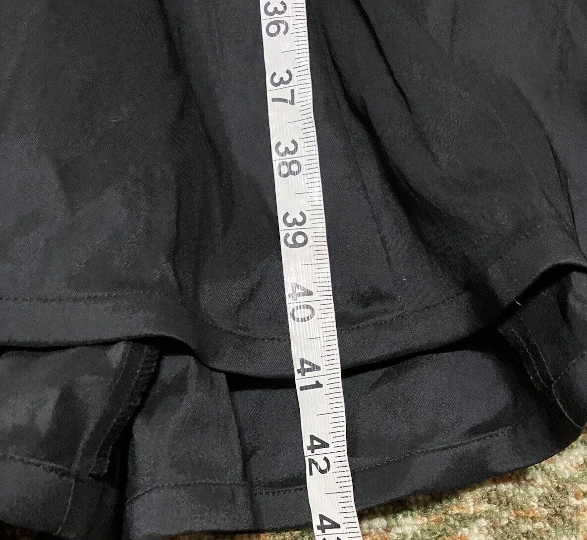 Vtg TADASHI Collection Solid Black Sleeveless Col… - image 6