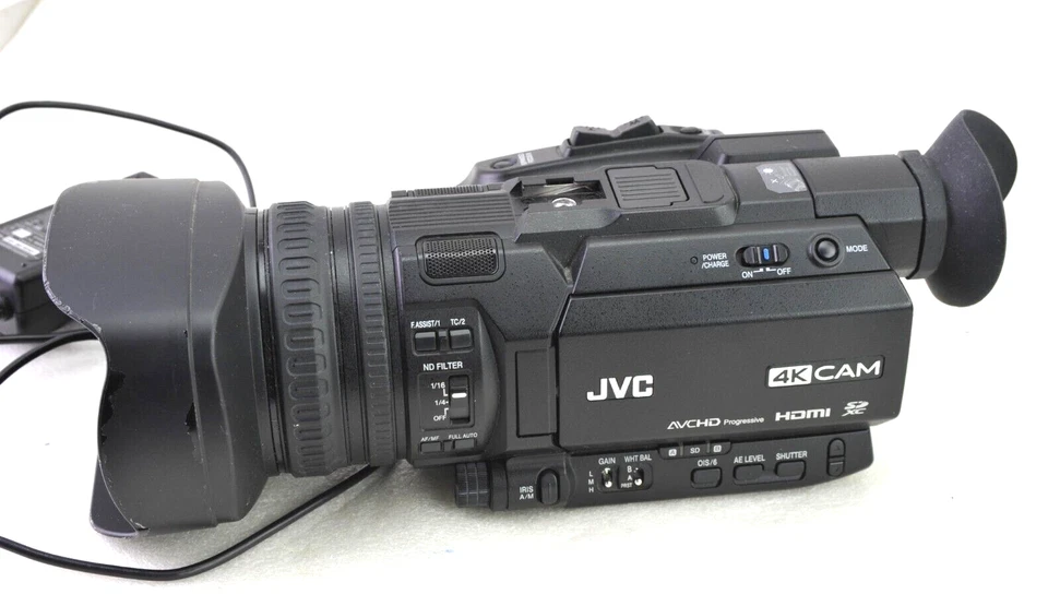 JVC GY-HM170E 12,4MP Camcorder - Schwarz - Bild 2 von 4