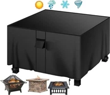 Cubierta protectora para mesa de fogata cuadrada de 40x40x25 pulgadas. neuvo.