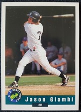 1992 Jason Giambi (RC) Oakland A's MLB Classic Draft Pick Rookie Card #42. rookie card picture