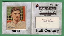 2020 HA HALF CENTURY RED LUCAS CUT AUTO + DIAMOND STARS BOOK BECKETT AUTHENTIC