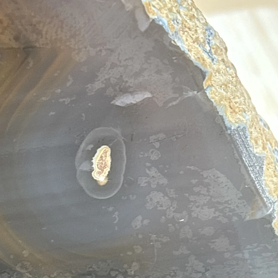 Sujetalibros de ágata cristal geoda centro piedra natural extremo libro estantería decoración 4,25 Foto 3 de 4