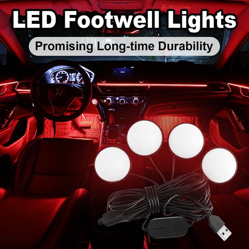 Colorful Usb Led Car Foot Ambient Light Atmosphere Decoration Lighting Backlight