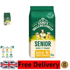 Turkey & Rice Hypoallergenic Dry Dog Food, 2kg – Supports Joints & Digestion 6.98 per kilo
