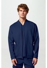 Cherokee Scrubs Men Zip Front Jacket CK00036 NAVN Navy Free Shipping