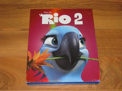 Rio 2 (Blu-ray/DVD , 2014, 2-Disc Set, No Digital Copy) Slip Cover