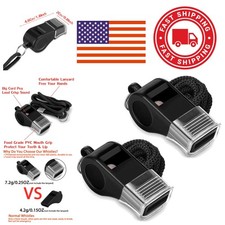 Durable Sports Whistles with Lanyard 120dB Sound Ideal for Coaches and Officials