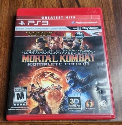 Mortal Kombat Komplete Edition PS3 CIB GH Playstation 3 NTSC 