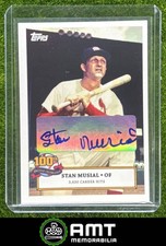 Stan Musial Signed Auto 2020 Topps 100th Birthday Celebration Cardinals #SM-3