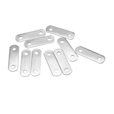 Repair Plate, 34mmx10mm Flat Fixing Mending Brace Bracket Connector 10pcs