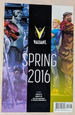 VALIANT 2016 SPRING PREVIEW 1 RARE PROMO GIVEAWAY NM 4001 AD A&A DIVINITY 1