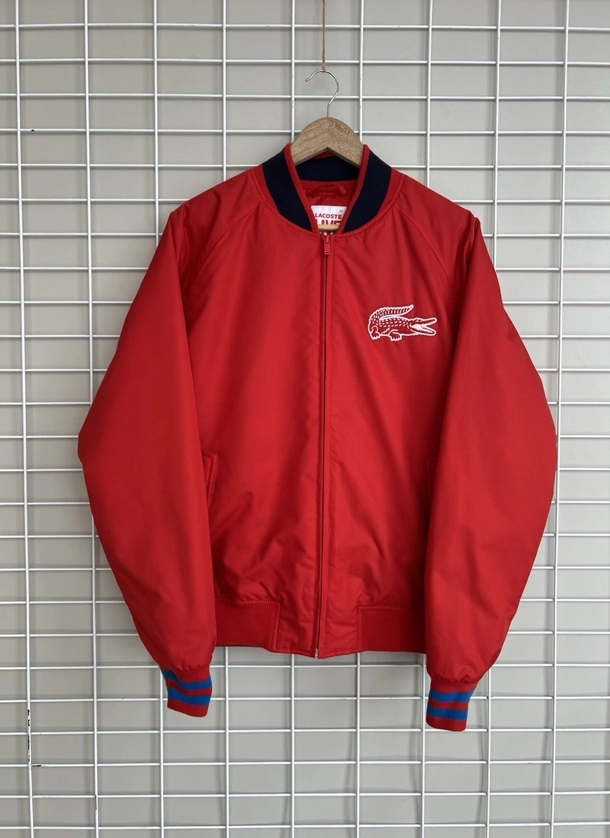 Lacoste Red Coats, Jackets & Vests Polyester Outer Shell for Men