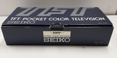 Seiko TFT Pocket Color Television T102 New Old Stock Vintage 1985