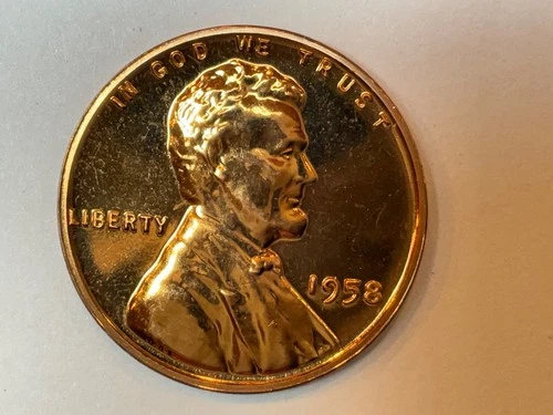 1958 P Lincoln Wheat Cent Gem Proof #1