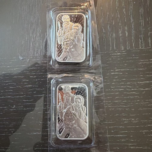2x Royal Mint - Star Wars 1 oz .999 Silver Bullion Bar - Factory Sealed Qty 2