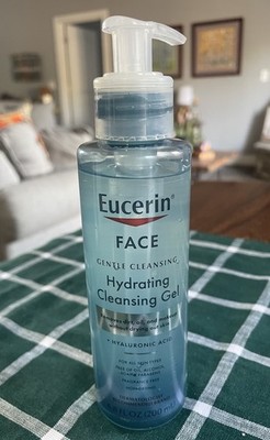 Eucerin Hydrating Cleansing Gel, Daily Face Wash and Makeup Remover, 6.8 Fl Oz