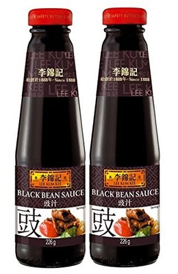 2x 226g  SchwarzeBohnen Sauce / Black Bean Sauce + ein kleiner Glücksanhänge...