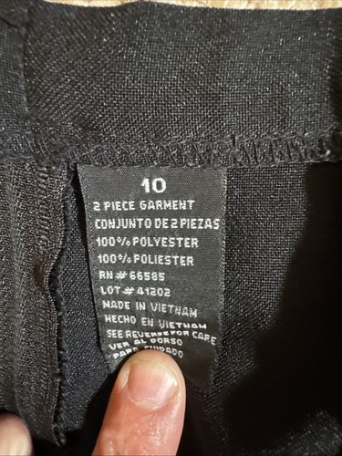 Perceptions NY / Suit / Womens 10 / Blue Black / Contrasting / Office / Church - Picture 9 of 10