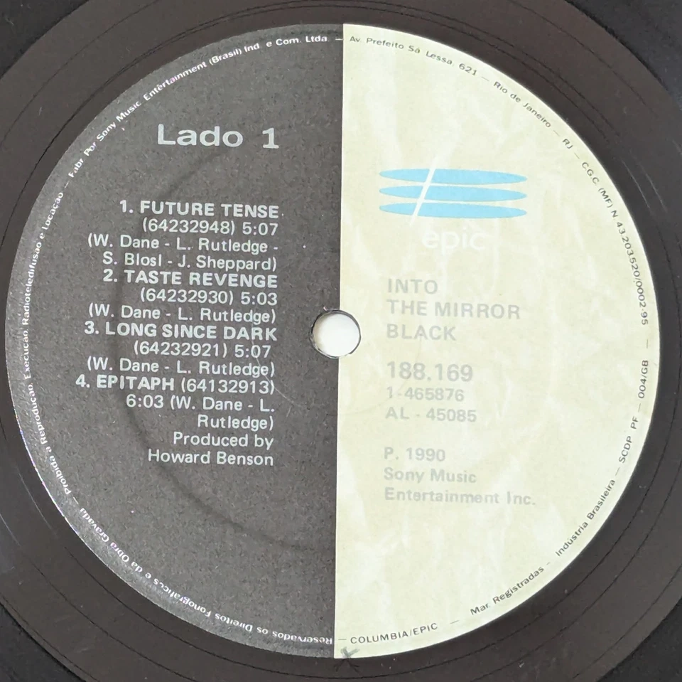 Sanctuary - Into the Mirror Black BRAZIL 1st press Lp 1990 Nevermore - Image 3 of 3