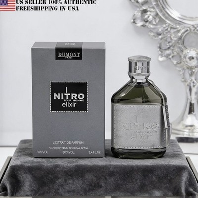 Nitro Elixir Pour Homme - Extrait De Parfum for Men 3.4oz