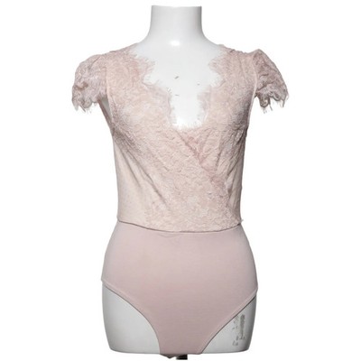 Madame Shou Shou, Body, Größe: L, Beige, Elasthan/Polyester/Viskose, Blumen #AFc
