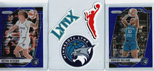 2024 Panini Prizm WNBA Blue Pulsar STUDBUDZ🏀2-Card Lot Williams/Hiedeman #/199