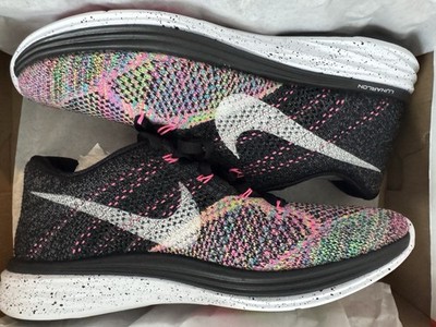 Wmns Nike Flyknit Lunar 3 'Pink Pow' (Style: 698192-003) 9.5