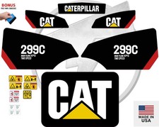 Fits Caterpillar 299c High Flow - Two Speed  Decal Kit Skid Steer 3m Vinyl