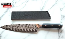 Henckels Compass Damascus 8" Chef's Knife D60 Forged Chef Kitchen Cutlery NEW