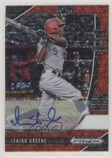 2020 Panini Prizm Draft Picks Red Donut Circle 31/99 Isaiah Greene Auto 2t9