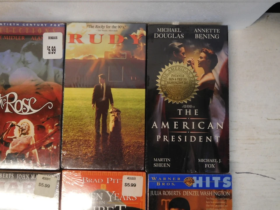 13 Vintage, New & Sealed CLASSIC VHS Tapes Movies Films Lot - Image 3 of 4