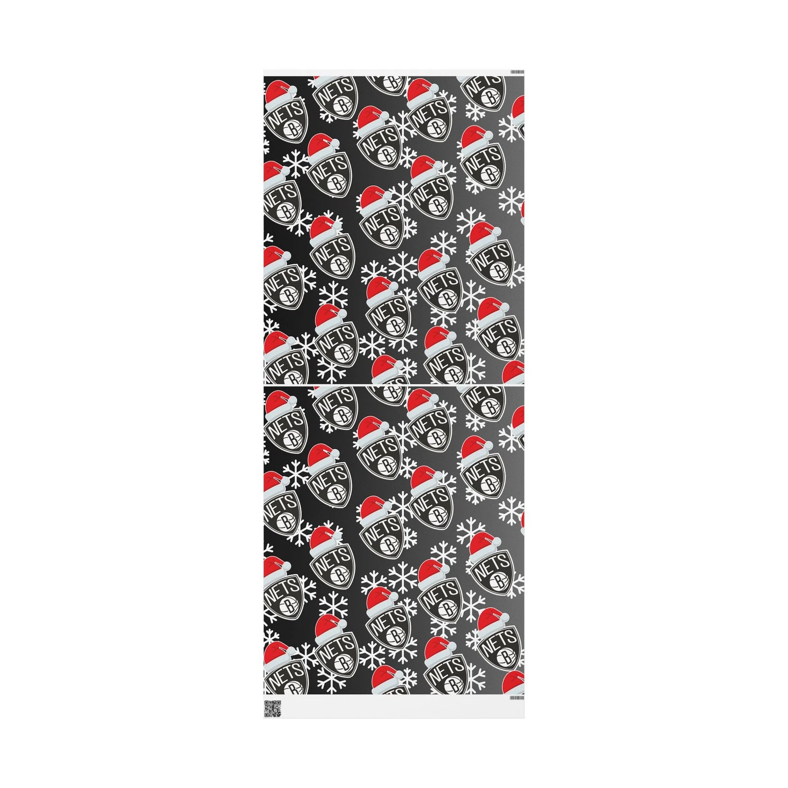 Brooklyn Nets Gift Wrap for Holidays, Christmas Basketball Wrapping Paper