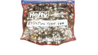 PPC Belden EX59PLUS RG59 Cable Compression Connectors - Lot of 100