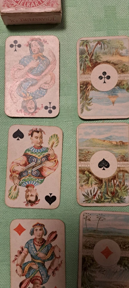 jeu de cartes ancien Dondorf Francfort N 27 - Photo 4/4