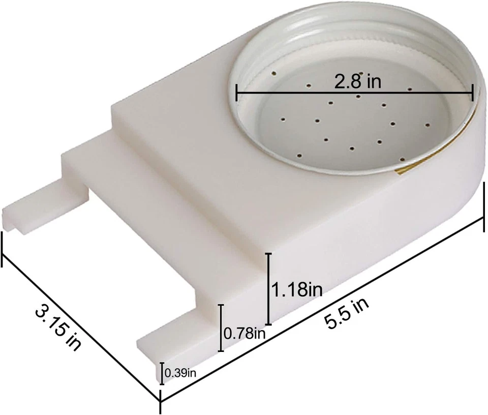 Paquete de 8 alimentadores de abejas para colmenas, herramienta de alimentación de miel de entrada frontal Foto 2 de 4