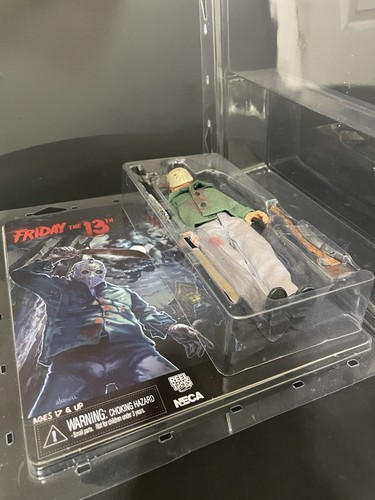 NECA Friday 13th Original JASON VOORHEES retro cloth cult horror action figure - Picture 7 of 24