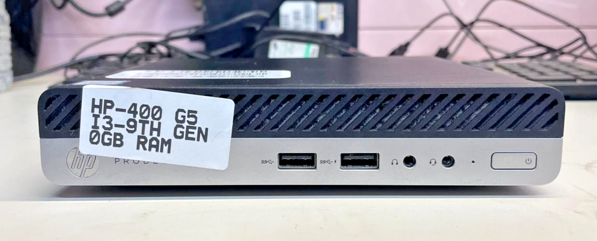 HP ProDesk 400 G5 Mini PC - i3-9100T - 8GB RAM - 240GB SSD - WIN11