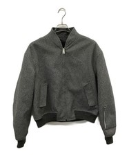 TARO HORIUCHI          Short 3D Collar MA-1 gray 2402-BL07-M202