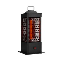 electriQ Portable Table Top Electric Patio Heater 800W - 45cm eiqode45