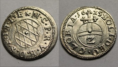 1625 Germany BAVARIA 2 Kreuzer Europe Silver Coin Maximilian I KM128.1