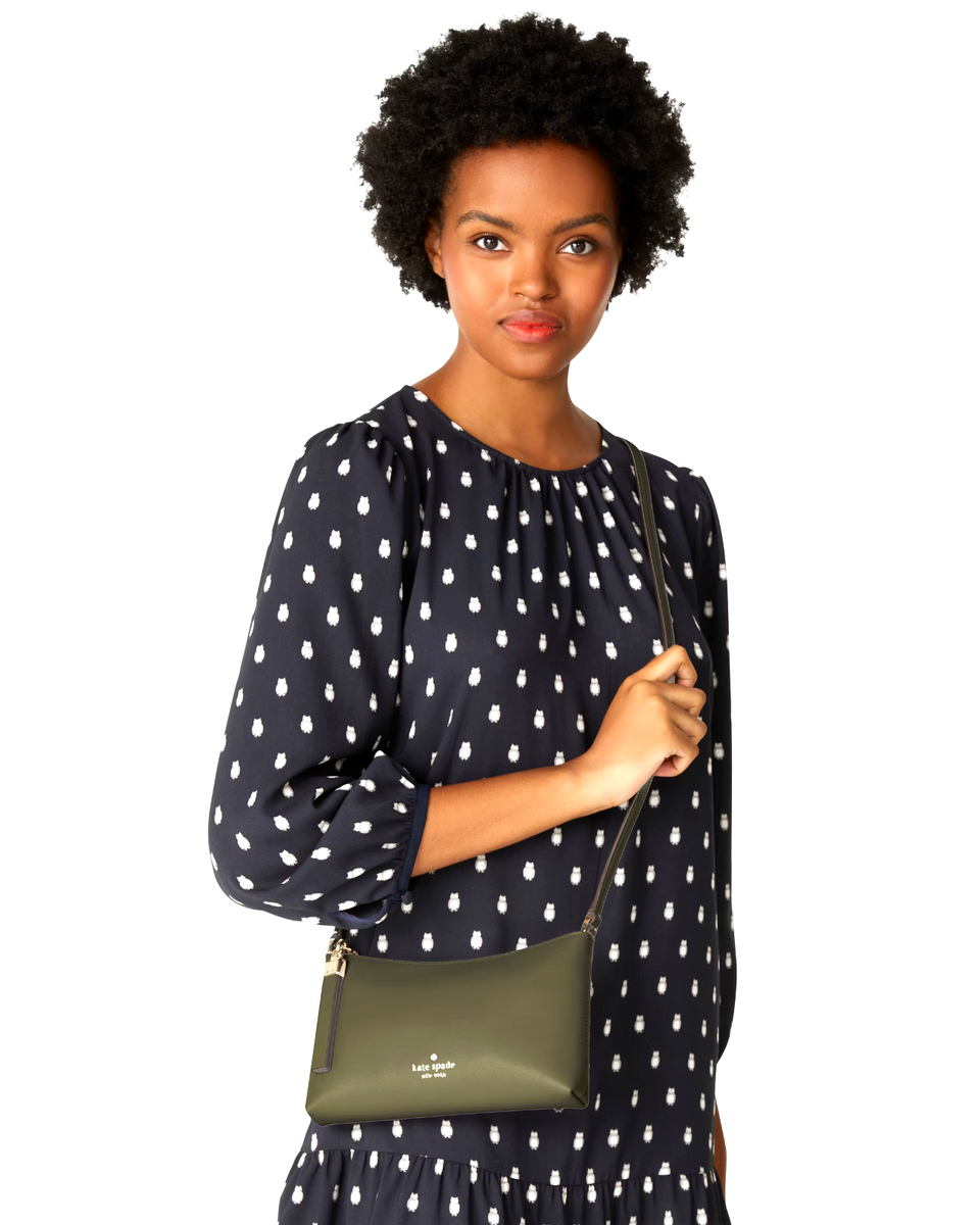 New Kate Spade Sadie Crossbody Saffiano Leather Seaweed | eBay