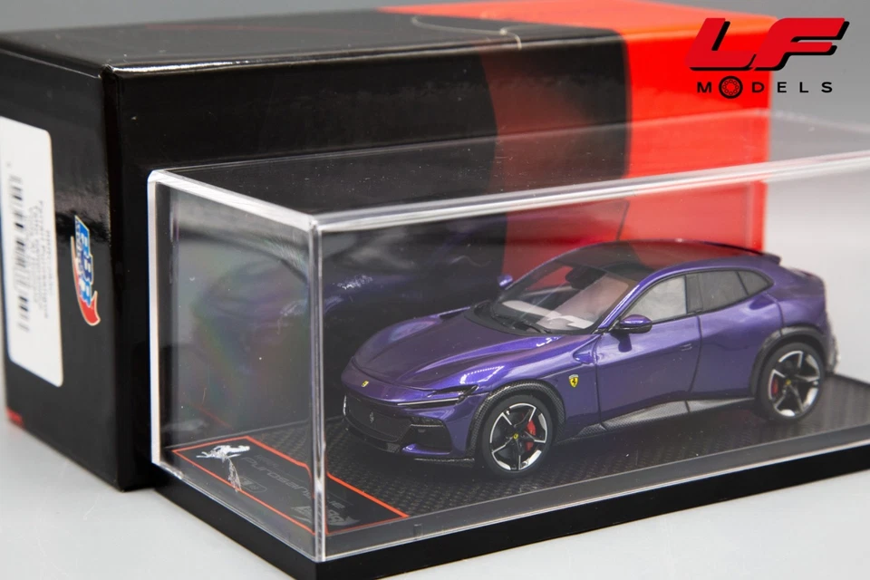 1:43 Ferrari Purosangue Viola Al Humaid - BBR - Immagine 4 di 4