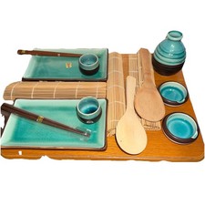 Japanese-style sushi and tea service set