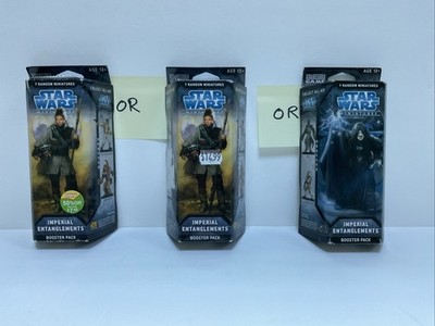 Star Wars Miniatures 1 IMPERIAL ENTANGLEMENTS BOOSTER PACK  Factory Sealed